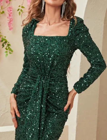 Rochie lunga Giffniseti, verde Verde