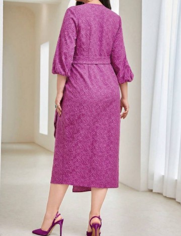 Rochie medie SHEIN CURVE, magenta