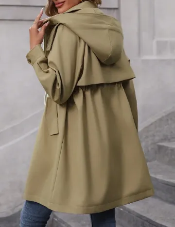 Trench SHEIN, kaki Verde