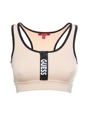 Bustiera sport Guess, crem