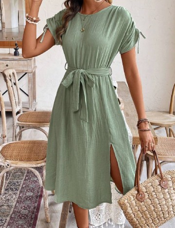 Rochie medie SHEIN, verde