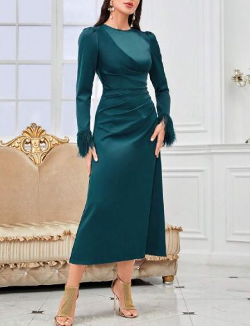 Rochie medie SHEIN, verde