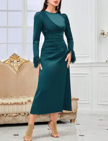 Rochie medie SHEIN, verde Verde