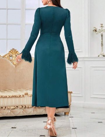 Rochie medie SHEIN, verde