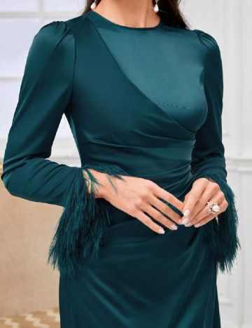 Rochie medie SHEIN, verde