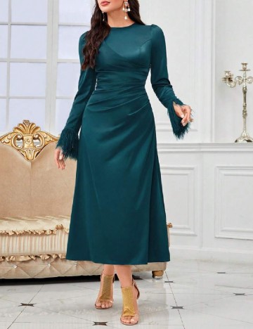 Rochie medie SHEIN, verde