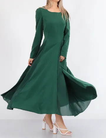 Rochie lunga SHEIN, verde Verde