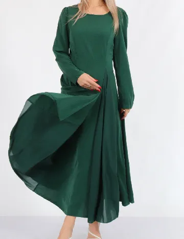 Rochie lunga SHEIN, verde Verde