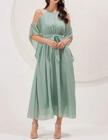 Rochie medie SHEIN, verde