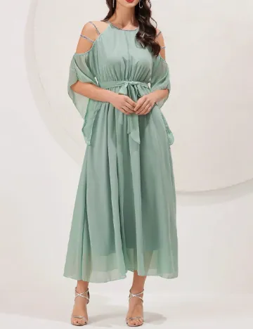 Rochie medie SHEIN, verde Verde