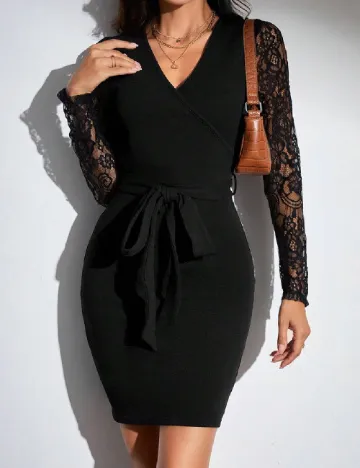 Rochie scurta SHEIN, negru Negru