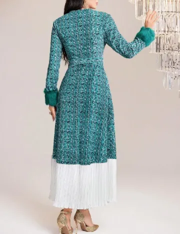 Rochie lunga SHEIN, verde Verde