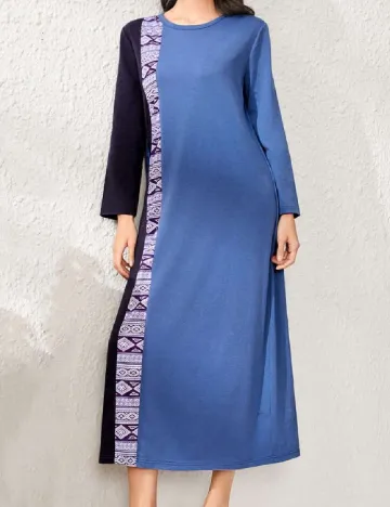 Rochie lunga SHEIN, albastru Albastru