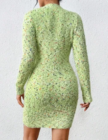 Rochie scurta SHEIN, verde Verde