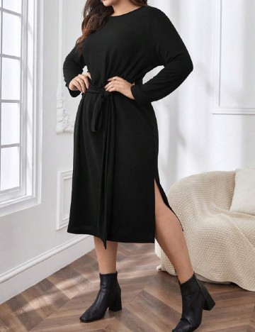 Rochie medie SHEIN CURVE, negru