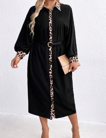 Rochie medie SHEIN CURVE, negru