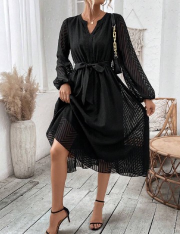 Rochie medie SHEIN, negru