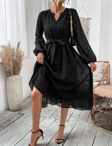 Rochie medie SHEIN, negru Negru