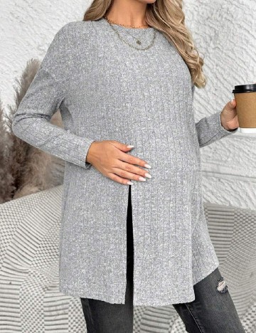 Bluza SHEIN Maternity, gri