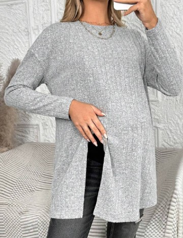 Bluza SHEIN Maternity, gri