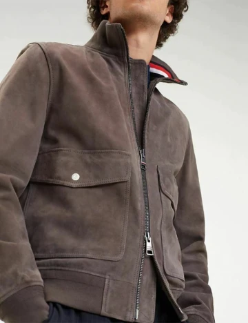 Geaca Tommy Hilfiger, gri
