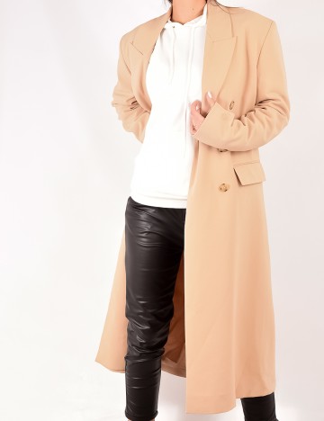 Palton Zara, crem