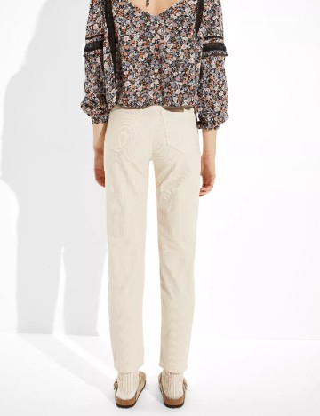 Pantaloni American Eagle, ecru