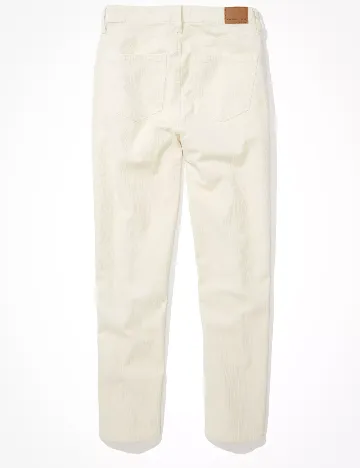 Pantaloni American Eagle, ecru Alb