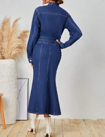 Rochie medie SHEIN, bleumarin Albastru