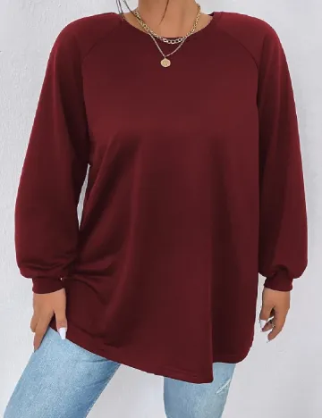 Bluza SHEIN CURVE, visiniu Rosu