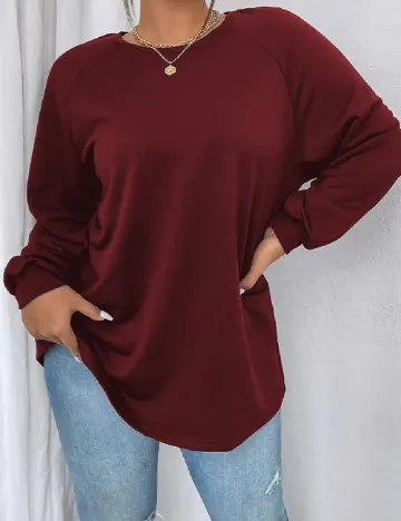 Bluza SHEIN CURVE, visiniu Rosu