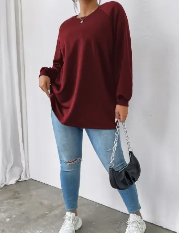 Bluza SHEIN CURVE, visiniu Rosu