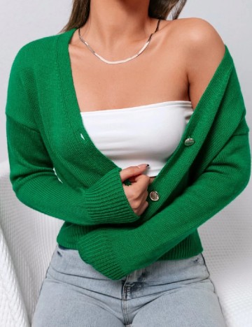 Cardigan SHEIN, verde