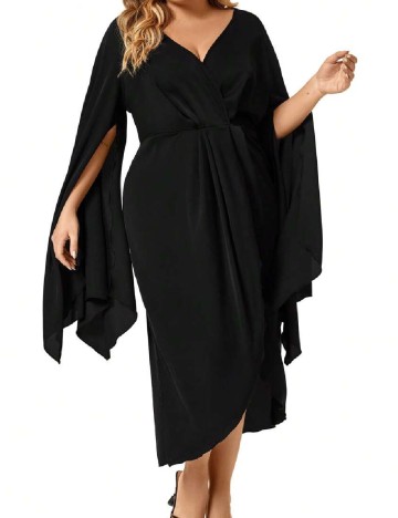 Rochie medie SHEIN CURVE, negru