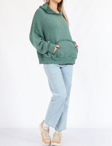 Hanorac OVERSIZE American Eagle, verde