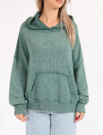 Hanorac OVERSIZE American Eagle, verde