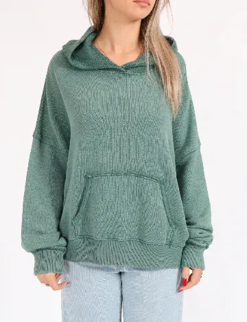 Hanorac OVERSIZE American Eagle, verde Verde