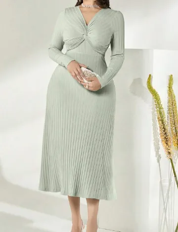 Rochie medie SHEIN, verde Verde