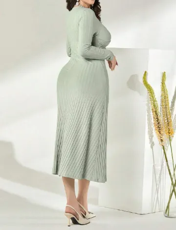 Rochie medie SHEIN, verde Verde