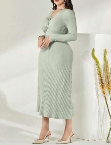 Rochie medie SHEIN, verde