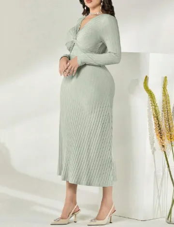 Rochie medie SHEIN, verde Verde