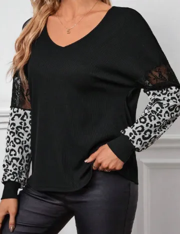 Bluza SHEIN, negru Negru