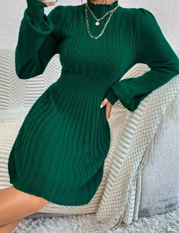 Rochie scurta SHEIN, verde Verde