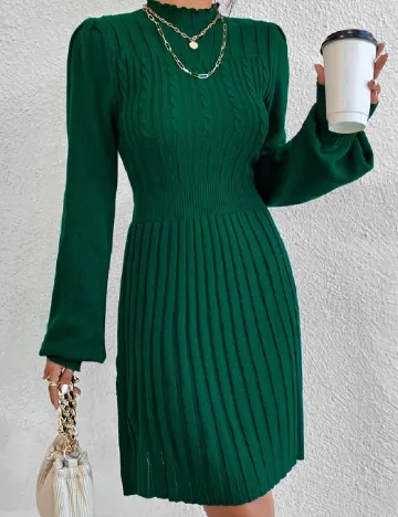 Rochie scurta SHEIN, verde Verde