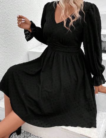 Rochie scurta SHEIN CURVE, negru