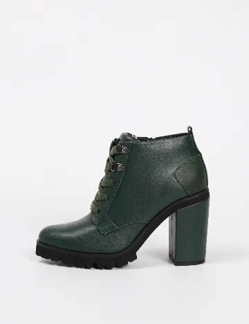 Botine SuperTrash, verde Verde