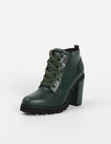 Botine SuperTrash, verde Verde