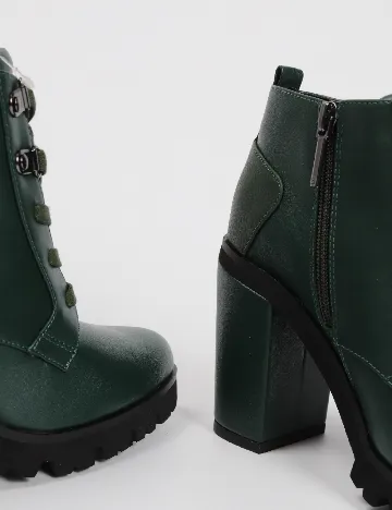 Botine SuperTrash, verde Verde