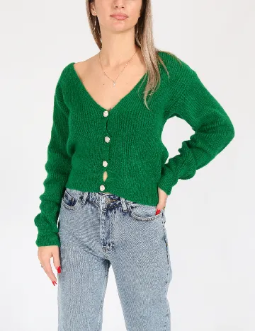 Cardigan SHEIN, verde Verde