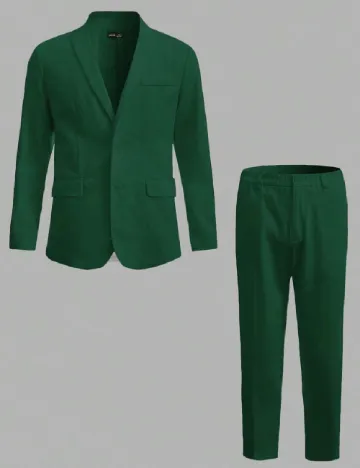 Costum SHEIN, verde Verde